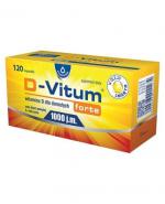 D-VITUM FORTE Witamina D dla dorosłych 1000 j.m. - 120 kaps. 