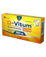 D-VITUM FORTE Witamina D dla dorosłych 1000 j.m. - 60 kaps.