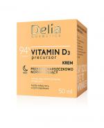 Delia Cosmetics Precursor Vitamin D3 Krem przeciwzmarszczkowo normalizujący na noc, 50 ml