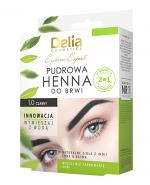 Delia Eyebrow Expert Pudrowa henna do brwi 1.0 czarny - 4 g