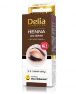 Delia Kremowa henna do brwi ciemny brąz 3.0 - 15 ml