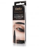 Delia My Wow Brows Pisak do brwi piórkowy czarny - 1 szt. 