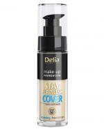  Delia Stay Flawless Cover Podkład do twarzy 501 Porcelain - 30 ml - cena, opinie, właściwości