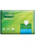 Depend Slip Normal Pieluchy dla dorosłych, rozmiar L - 15 szt. 