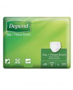Depend Slip Super Pieluchy dla dorosłych, rozmiar L - 15 szt. 