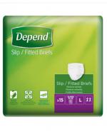Depend Slip Super Plus Pieluchy dla dorosłych, rozmiar L - 15 szt. 