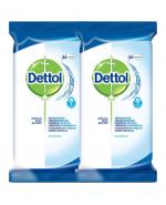 Dettol Antybakteryjne i drożdżakobójcze chusteczki do mycia i dezynfekcji powierzchni - 2 x 84 szt. 