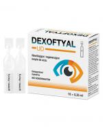 DEXOFTYAL UD Nawilżające i regenerujące krople do oczu, minimsy - 10 x 0,35 ml