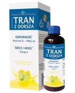  Domowa Apteczka Tran z dorsza o smaku cytrynowo - limonkowym - 250 ml Na odporność - cena, opinie, właściwości 