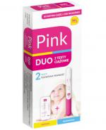 DOMOWE LABORATORIUM Test ciążowy PINK DUO strumieniowy i płytkowy - 2 szt.
