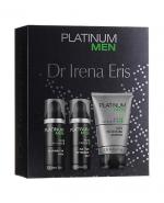 Dr Irena Eris Platinum Men Nawilżający Balsam po goleniu, 50 ml + Krem regenerujący do twarzy na dzień i na noc, 50 ml + Szampon zagęszczający włosy, 125 ml