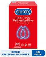  DUREX FETHERLITE ELITE Prezerwatywy supercienkie, 18 szt. - cena, opinie, właściwości