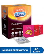 Durex Love Sex Fun Explosion Prezerwatywy ultracienkie z naturalnej gumy lateksowej - 40 szt.