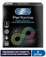  DUREX PERFORMA Prezerwatywy z substancją przedłużającą stosunek - 3 szt.
