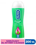 DUREX PLAY 2w1 Żel do masażu i nawilżający żel intymny z kojącym aloesem - 200 ml