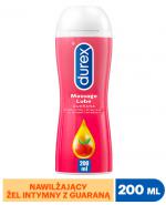 DUREX PLAY MASSAGE 2w1 Stymulujący nawilżający żel intymny do masażu z pobudzającą Guaraną - 200 ml
