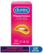  DUREX PLEASUREMAX Prezerwatywy prążkowane z wypustkami - 12 szt.