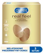  DUREX REAL FEEL Prezerwatywy nowej generacji nie-lateksowe - 3 szt.