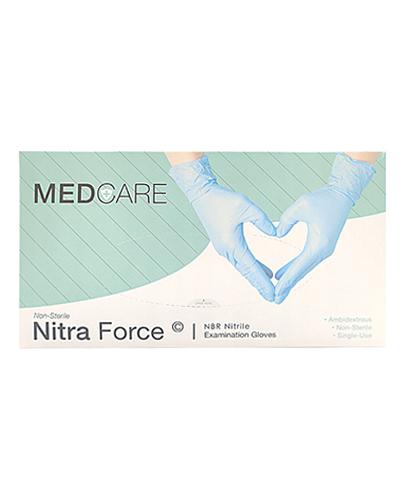 zdjęcie Medcare Rękawice nitrylowe diagnostyczne rozmiar M, 100 szt., cena, opinie, wskazania