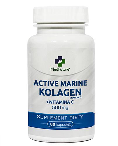  MedFuture Active Marine Kolagen + witamina C 500 mg, 60 kaps. cena, opinie, skład - Apteka internetowa Melissa  