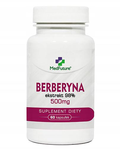  MedFuture Berberyna ekstrakt 98% 500 mg, 60 kaps., cena, wskazania, własciwości - Apteka internetowa Melissa  