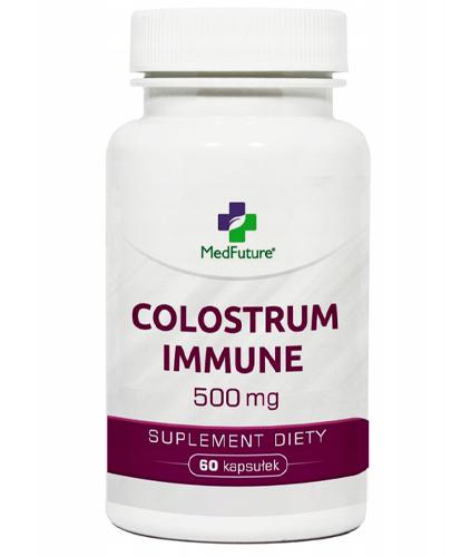  MedFuture Colostrum Immune 500 mg, 60 kaps., cena, opinie, stosowanie - Apteka internetowa Melissa  