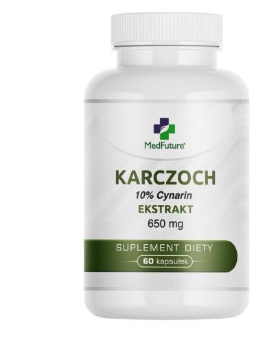  MedFuture Karczoch ekstrakt 650 mg, 60 kapsułek - Apteka internetowa Melissa  