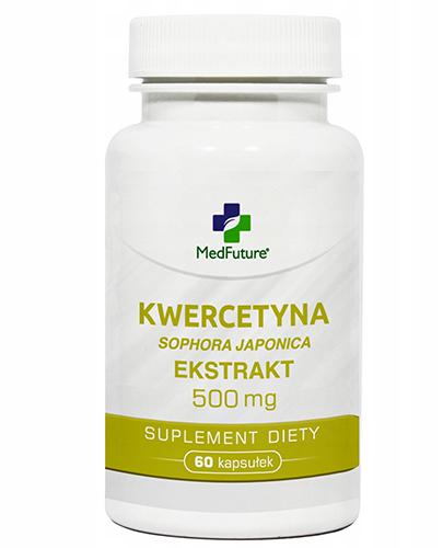  MedFuture Kwercetyna Ekstrakt 500 mg, 60 kaps., cena pinie, właściwości  - Apteka internetowa Melissa  