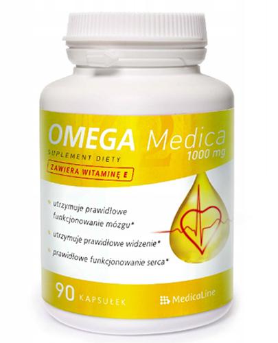  MEDICALINE Omega Medica 1000 mg - 90 kaps. - Apteka internetowa Melissa  