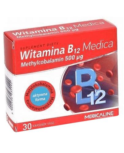  MEDICALINE Witamina B12 Medica - 30 kaps. - Apteka internetowa Melissa  