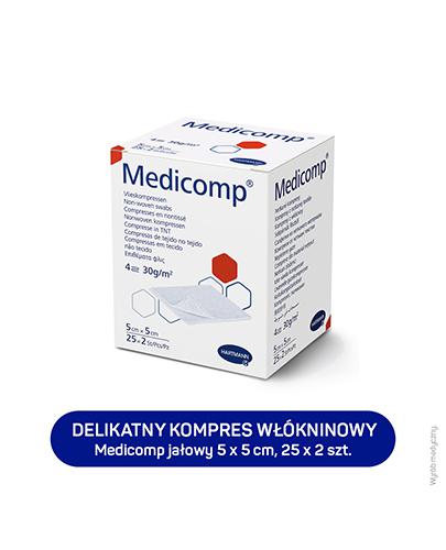 
                                                                          HARTMANN MEDICOMP Kompresy jałowe 5 cm x 5 cm - 50 szt. - cena, opinie, wskazania  - Drogeria Melissa                                              