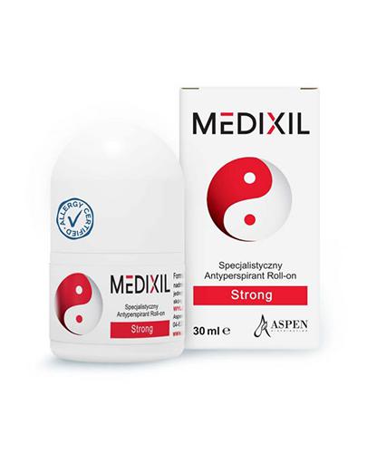  Medixil Strong Antyperspirant Roll-on, 30 ml cena, opinie, właściwości - Apteka internetowa Melissa  