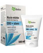 Ekamedica Kozie mleko krem do twarzy CBD + aloes - 100 ml
