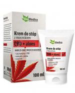 Ekamedica Krem do stóp z mocznikiem CBD + aloes - 100 ml
