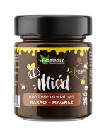Ekamedica Miód wielokwiatowy  Kakao + magnez - 250 g