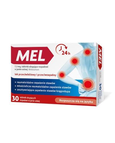  Mel 7,5 mg, 30 tabl. Na bóle kostno-stawowe, cena, opinie, dawkowanie - Apteka internetowa Melissa  