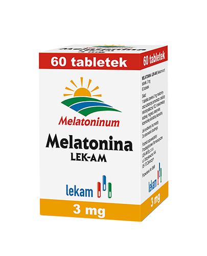  MELATONINA 3 mg - 60 tabl. - ułatwia zasypianie - cena, opinie, wskazania - Apteka internetowa Melissa  