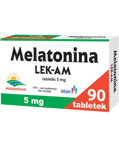  Melatonina LEK-AM 5 mg, 90 tabletek - Apteka internetowa Melissa  