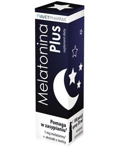  Melatonina Plus Spray pomaga w zasypianiu, 20 ml + 10 ml - Apteka internetowa Melissa  