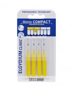 Elgydium Clinic Mono Compact Szczoteczki międzyzębowe 1 mm żółte, 4 szt.