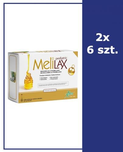  MELILAX PEDIATRIC Mikrowlewka z promelaxin dla dzieci i niemowląt - 2 x 6 szt. - Apteka internetowa Melissa  