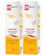 EMOLIUM SUNCARE Mineralny spray ochronny SPF50+, 2 x 100 ml