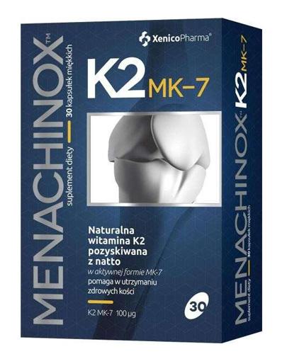 MENACHINOX K2 MK-7 - 30 kaps. Wspiera zdrowie kości. - Apteka internetowa Melissa