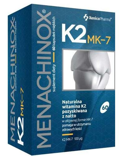  MENACHINOX K2 MK-7 - 60 kaps. Wspiera zdrowie kości. - Apteka internetowa Melissa  