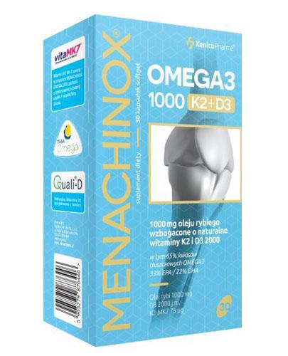 MENACHINOX OMEGA3 1000 K2+D3 - 30 kaps. - Apteka internetowa Melissa