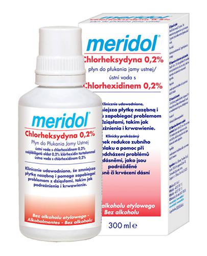  Meridol Płyn do płukania jamy ustnej Chlorheksydyna 0,2%, 300 ml  - Apteka internetowa Melissa  