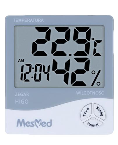  MesMed Higrometr Zegar Termometr wewnętrzny MM-777 Higo - 1 szt. - cena, opinie, specyfikacja - Apteka internetowa Melissa  