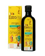  EstroVita Kids Omega 3-6-9 Dla dzieci o smaku pomarańczowo bananowym, 150 ml, cena, opinie, właściwości