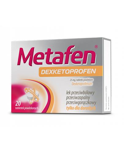  Metafen Dexketoprofen, 20 tabletek - Apteka internetowa Melissa  