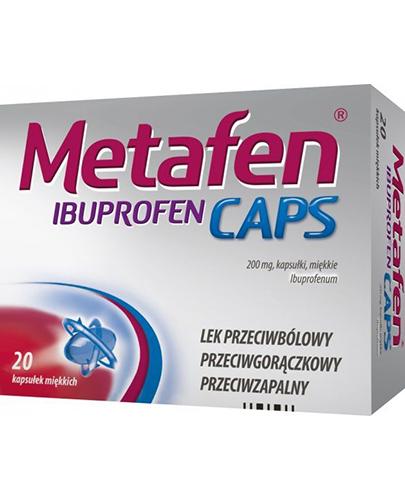  Metafen Ibuprofen Caps 200 mg, 20 kapsułek - Apteka internetowa Melissa  